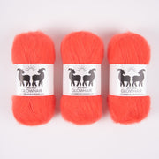 West Wool GLOWHAIR - BEATRIX Mohair Silk Lace orange Yarn