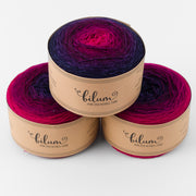 Bilum LOLI - 34 LILLA Merino wool Fingering purple pink Yarn