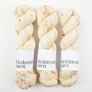 Birdstreet Yarn BIRDSTREET BFL - STELLA BELLA BFL Wool Blue Faced Leicester Nylon Fingering cream beige Yarn