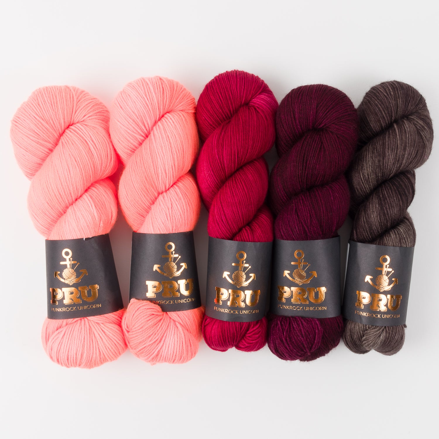Punk Rock Unicorn BLACK VELVET Merino wool Nylon Fingering Quick Kits