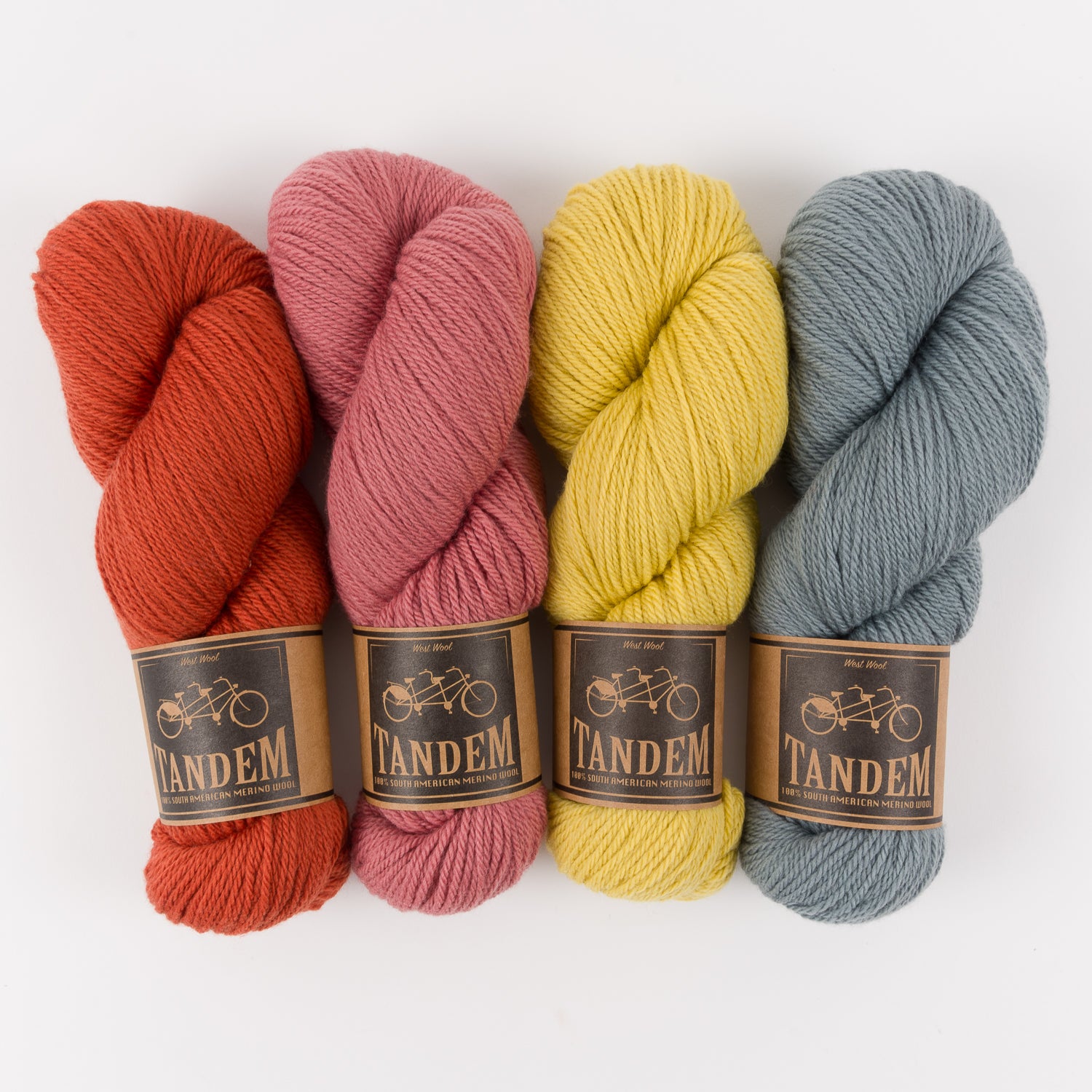 West Wool SPICED BUTTERCUP Merino wool DK Quick Kits