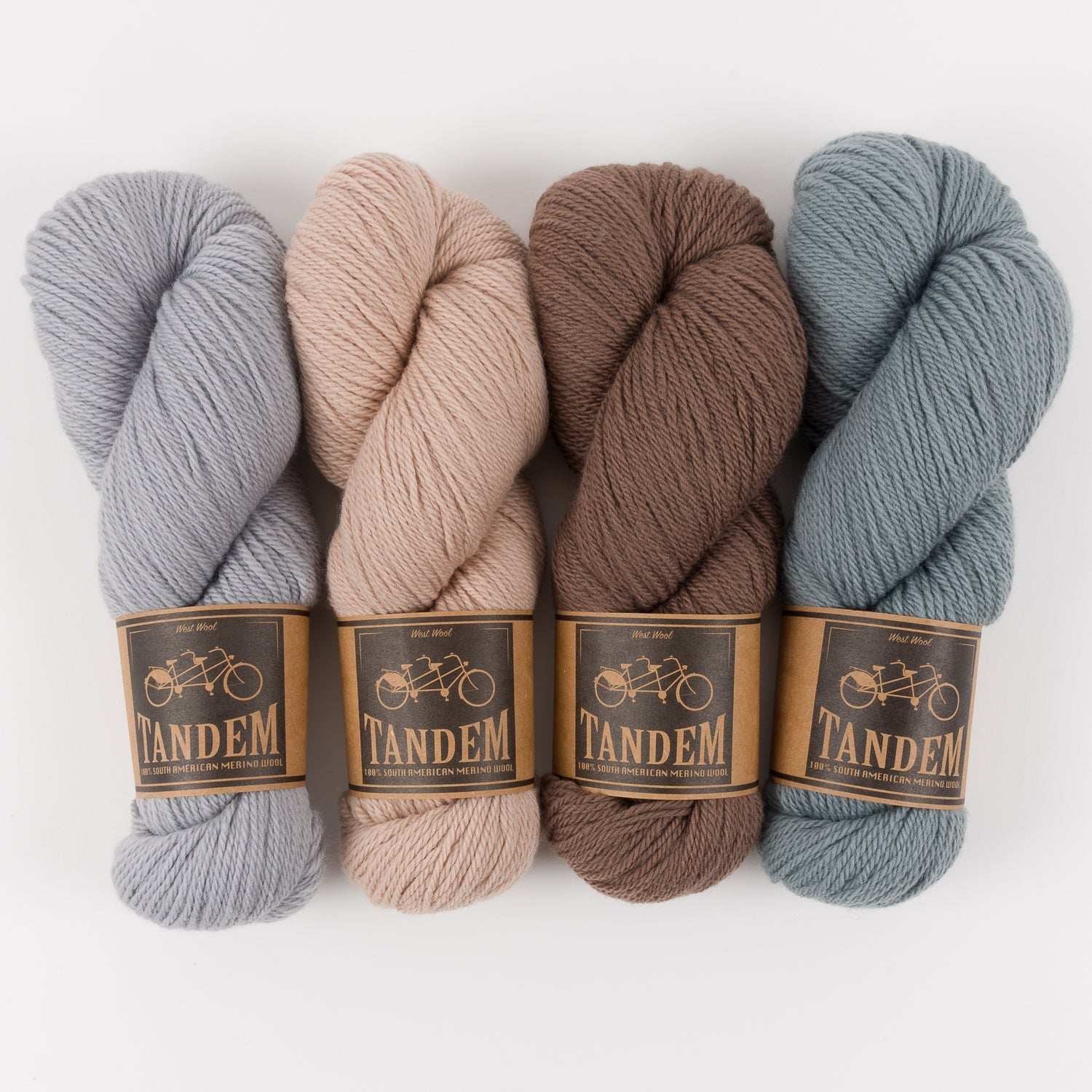 West Wool BUBBLY BLOSSOMS BLANKET - BLUE SKY Merino wool DK Westknits Kits