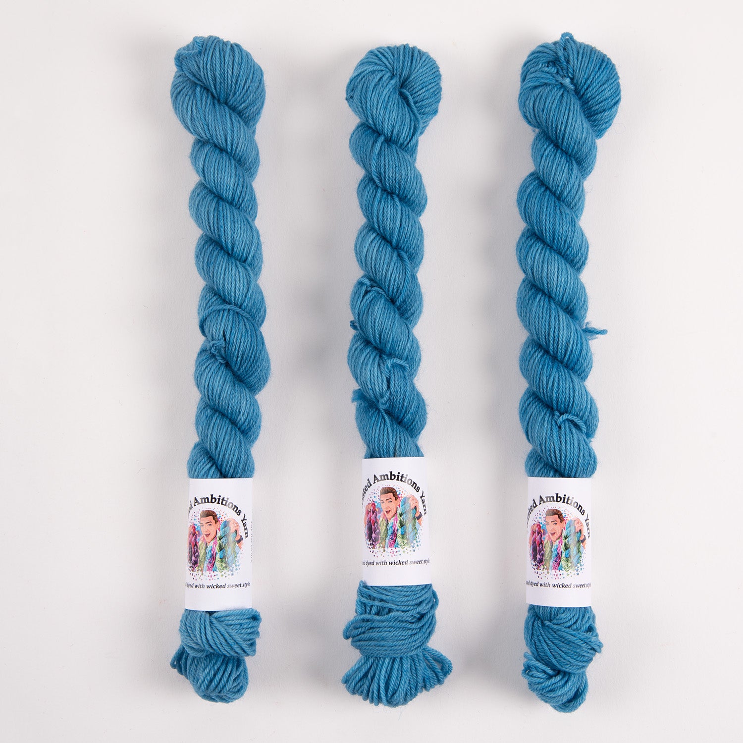 Twisted Ambitions SWEET SOCK MINI - BLUE STEEL blue Yarn