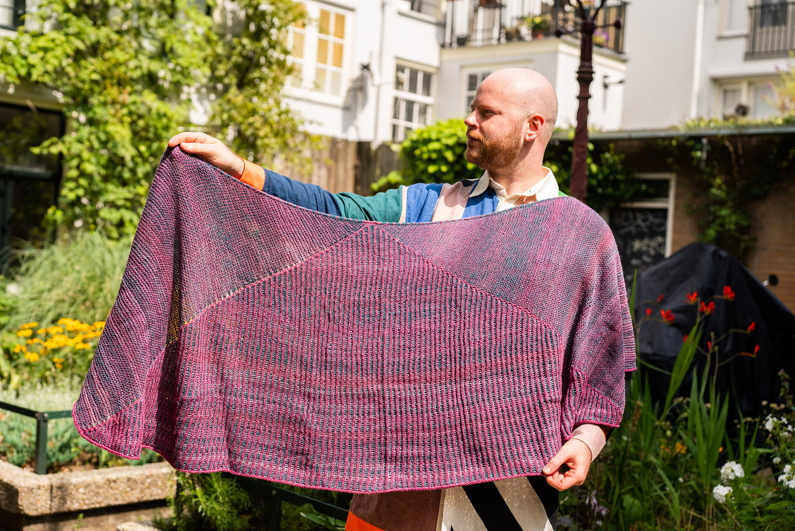 BRIOGARTER SPLIT SHAWL PATTERN