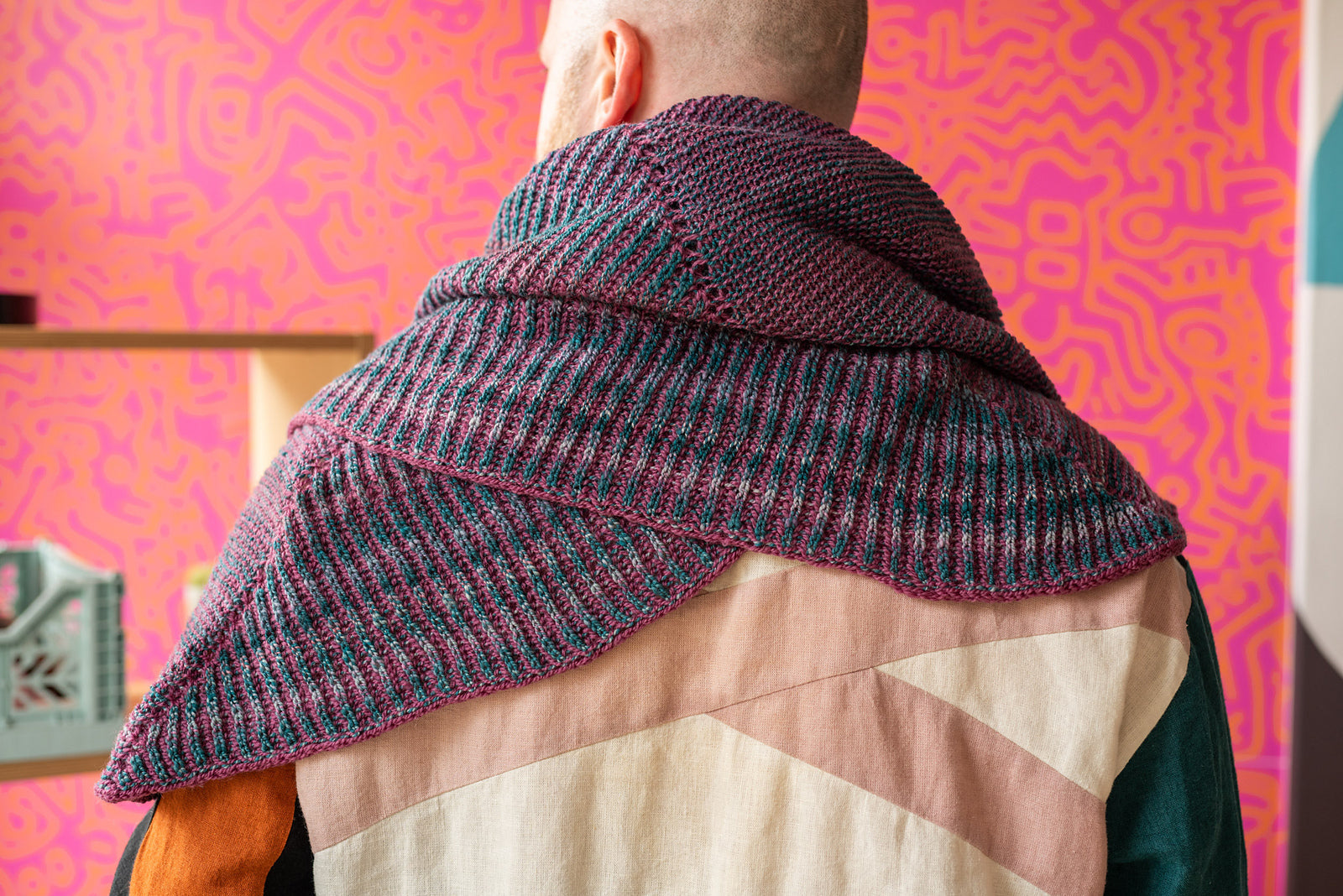 BRIOGARTER SPLIT SHAWL PATTERN