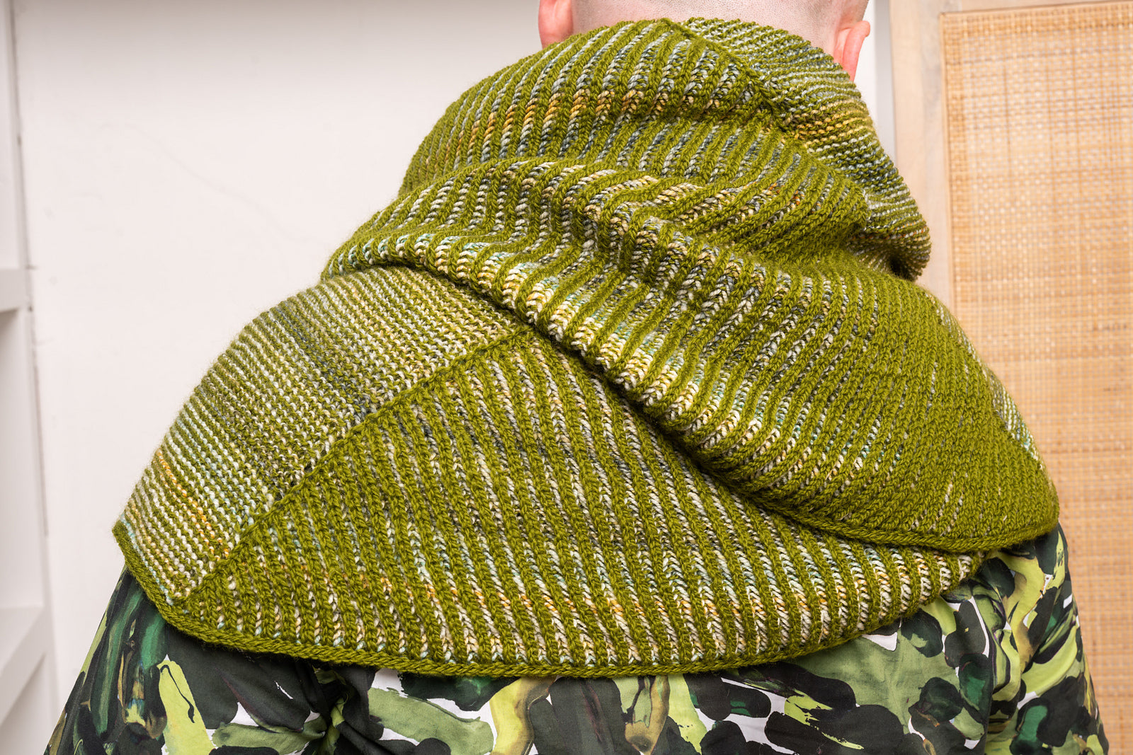 BRIOGARTER SPLIT SHAWL PATTERN