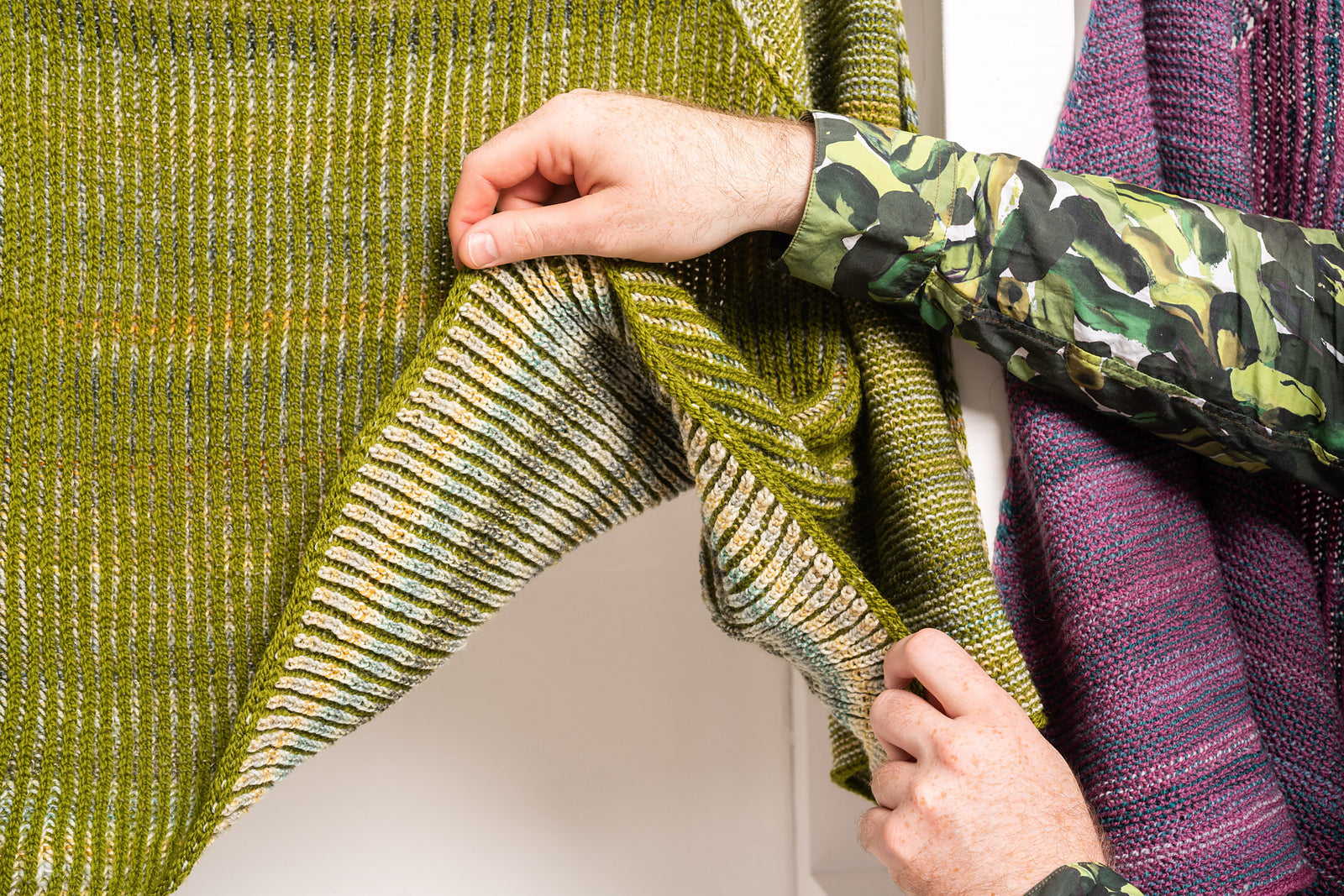 BRIOGARTER SPLIT SHAWL PATTERN