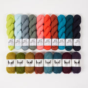 West Wool DYNAMIC RIPPLES Mohair Silk Merino wool Mixed Weight Quick Kits