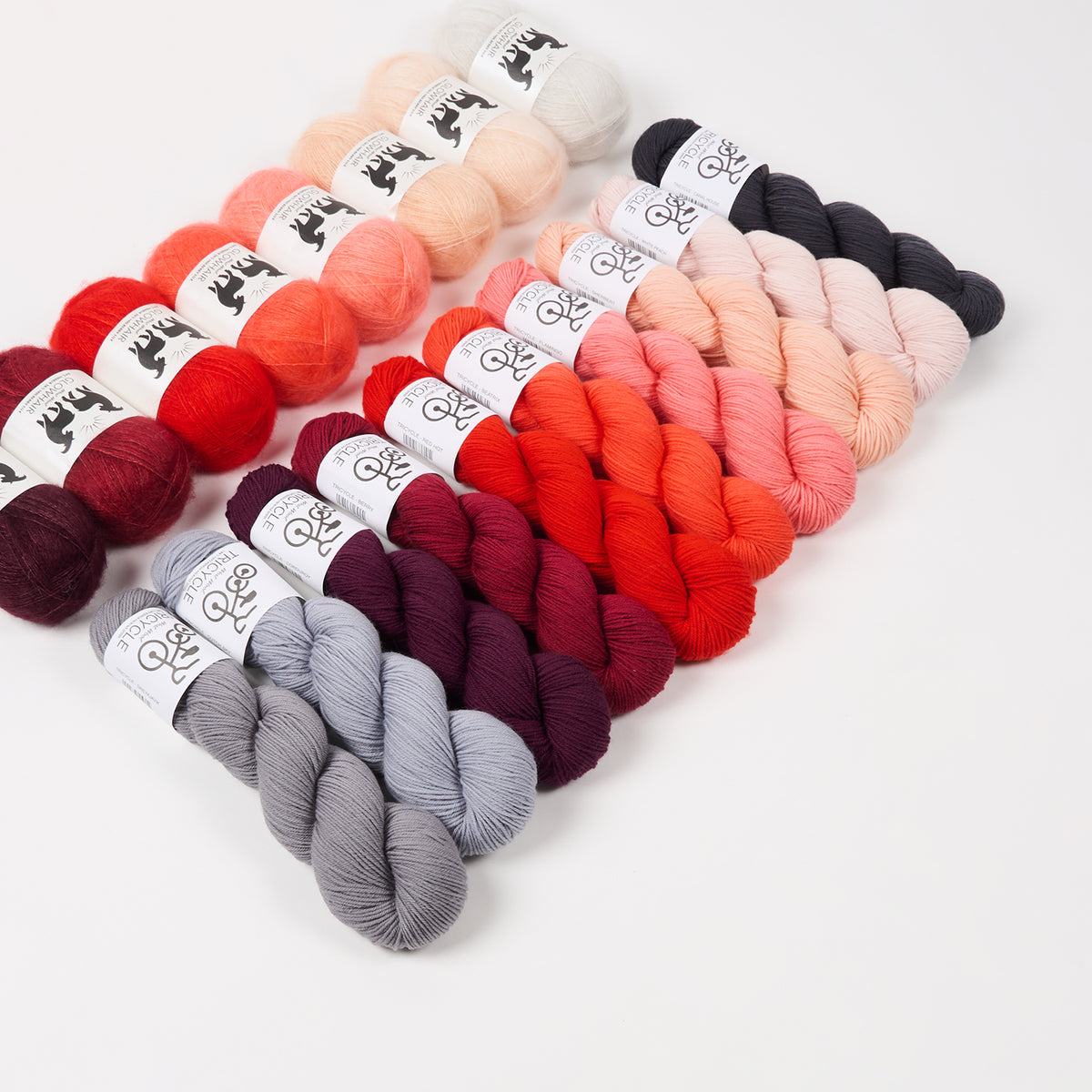 WESTKNITS KIT - FLAMINGO RIPPLES