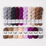 West Wool SANDY RIPPLES Mohair Silk Merino wool Mixed Weight Quick Kits