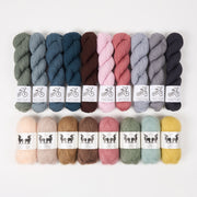 West Wool SOFT RIPPLES Mohair Silk Merino wool Mixed Weight Quick Kits