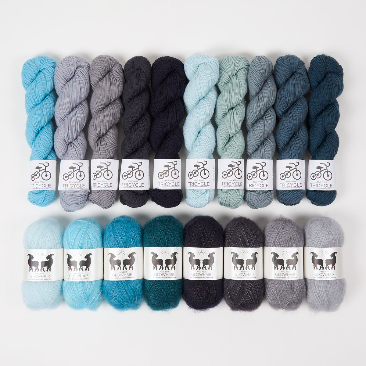 WESTKNITS KIT - TURQUOISE RIPPLES