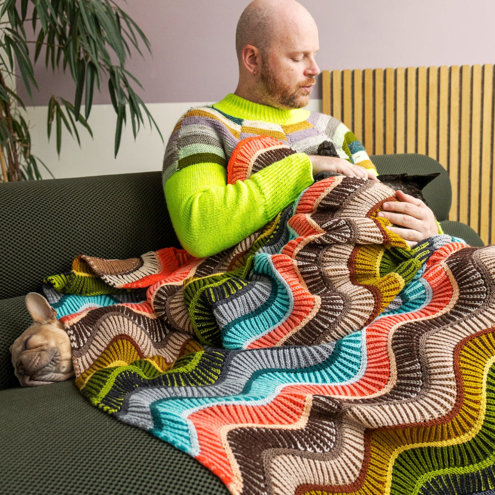 Fabulous Westknits Kits BRIORIPPLE BLANKET Westknits Kits
