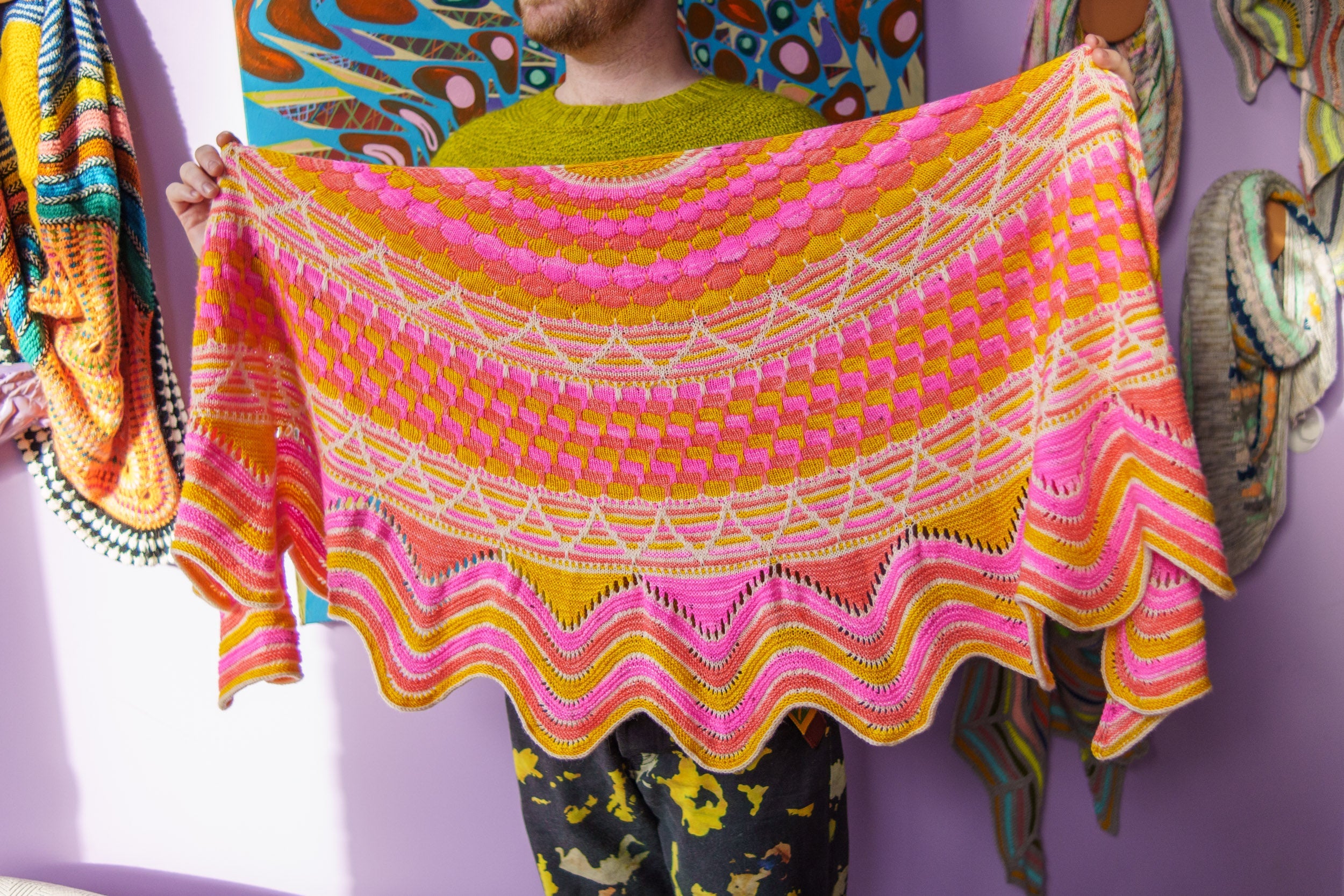 BUBBLY BLOSSOMS SHAWL PATTERN