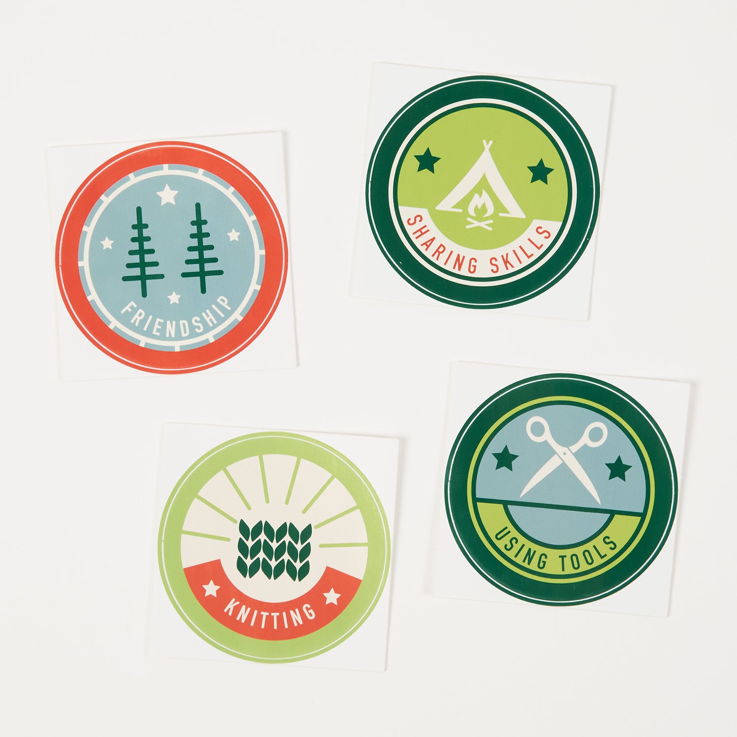 Stephen & Penelope Goodies Festival Stickers - Random multicolor red Sundries