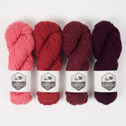 West Wool BORDEAUX MULBERRY Merino wool Chunky Quick Kits