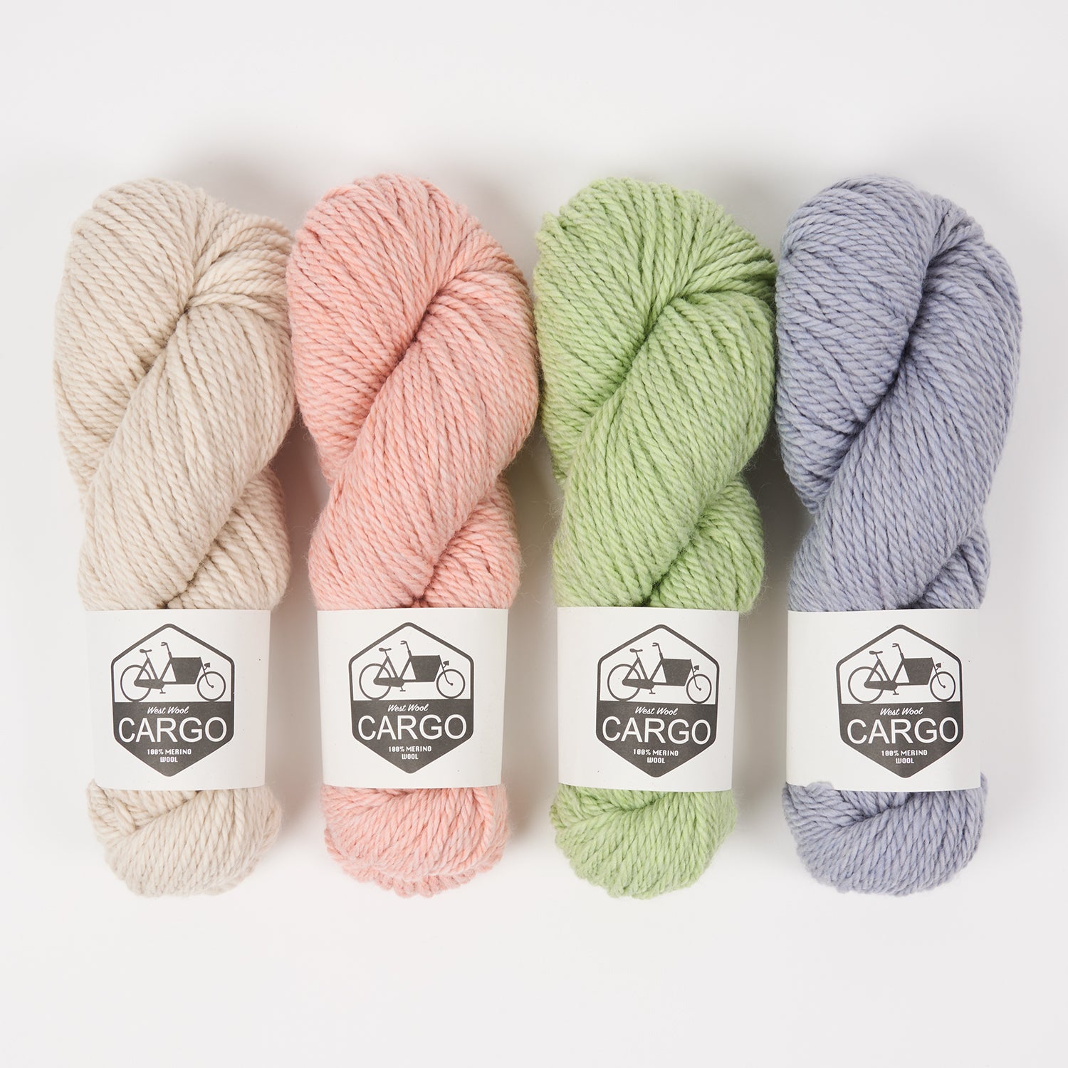 West Wool POLAR MACAROON Merino wool Chunky Quick Kits