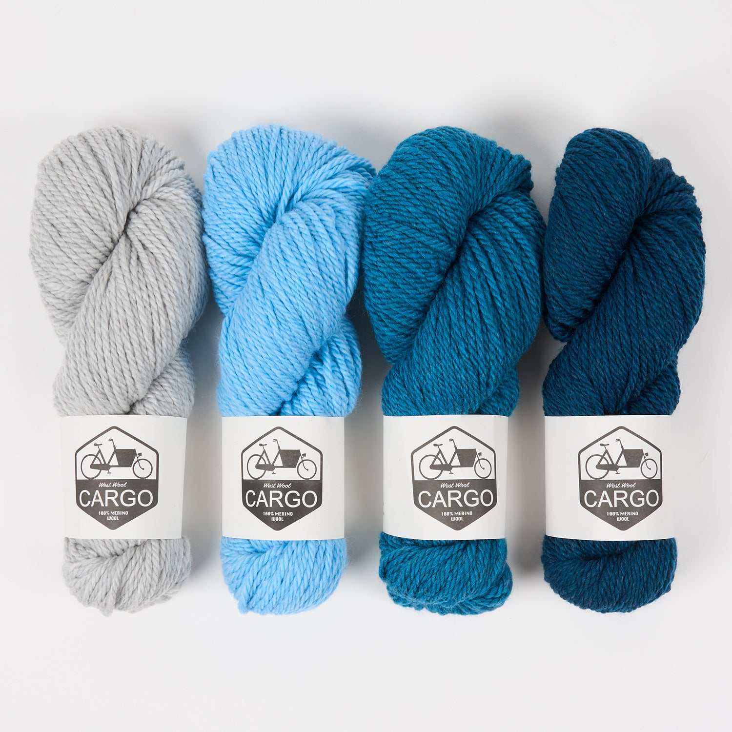 West Wool POOL PEBBLE Merino wool Chunky Quick Kits