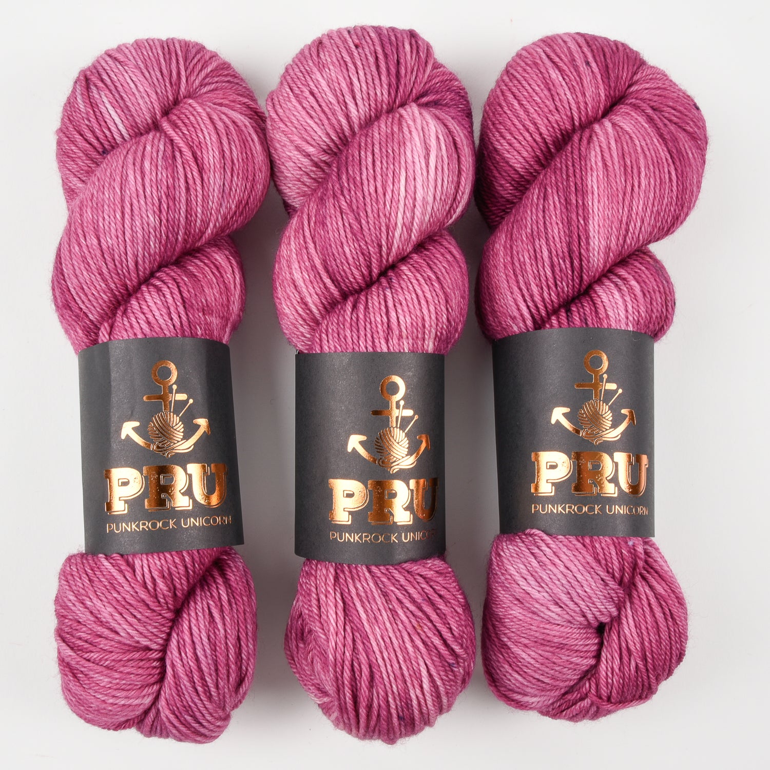 Punk Rock Unicorn SOUL DK - CASSIS Merino wool Nylon DK Sock pink Yarn