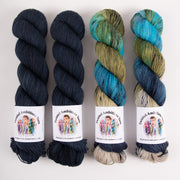 Twisted Ambitions CHARRED EARTH Merino wool Nylon Fingering Quick Kits