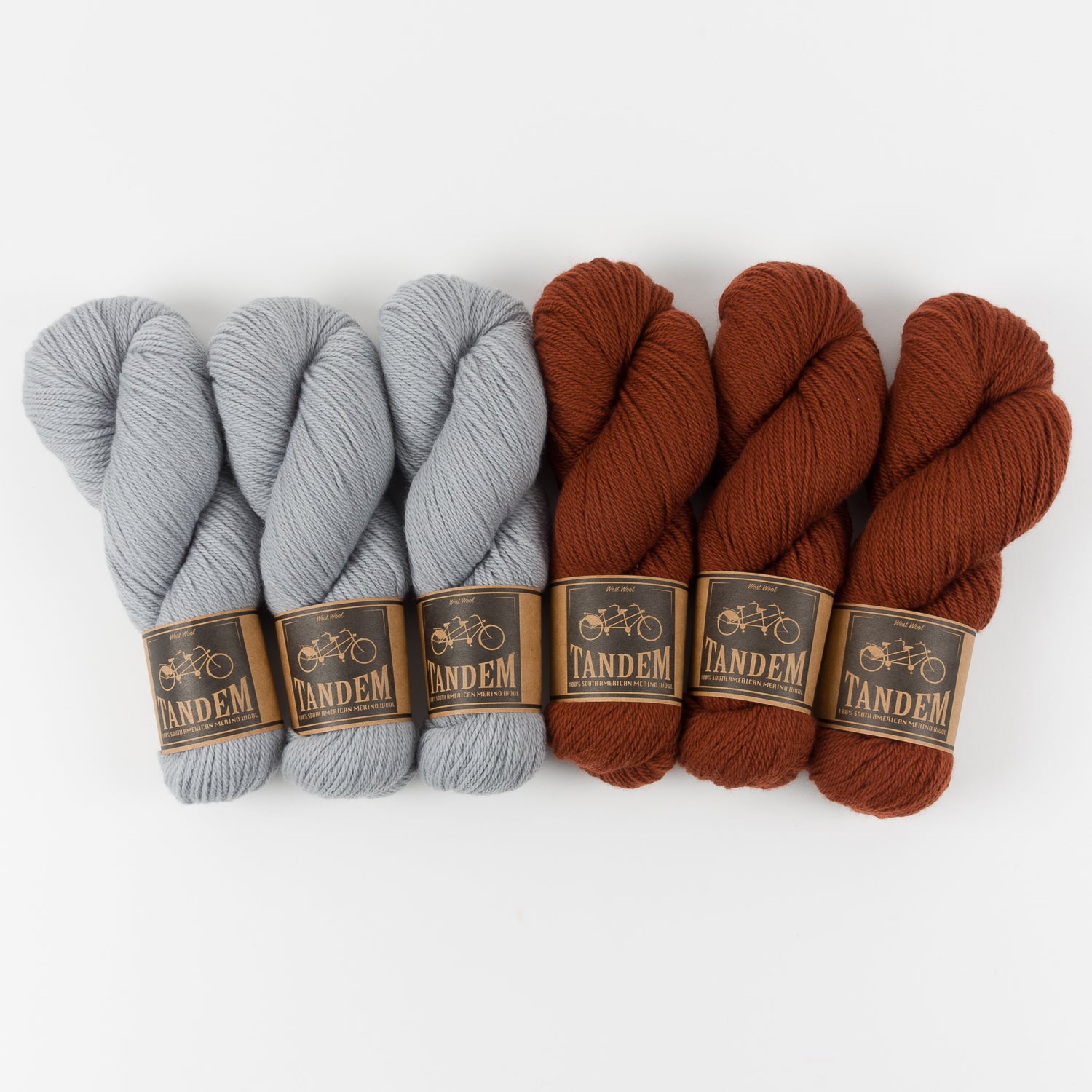 West Wool CHESTNUT SKY Merino wool DK Quick Kits