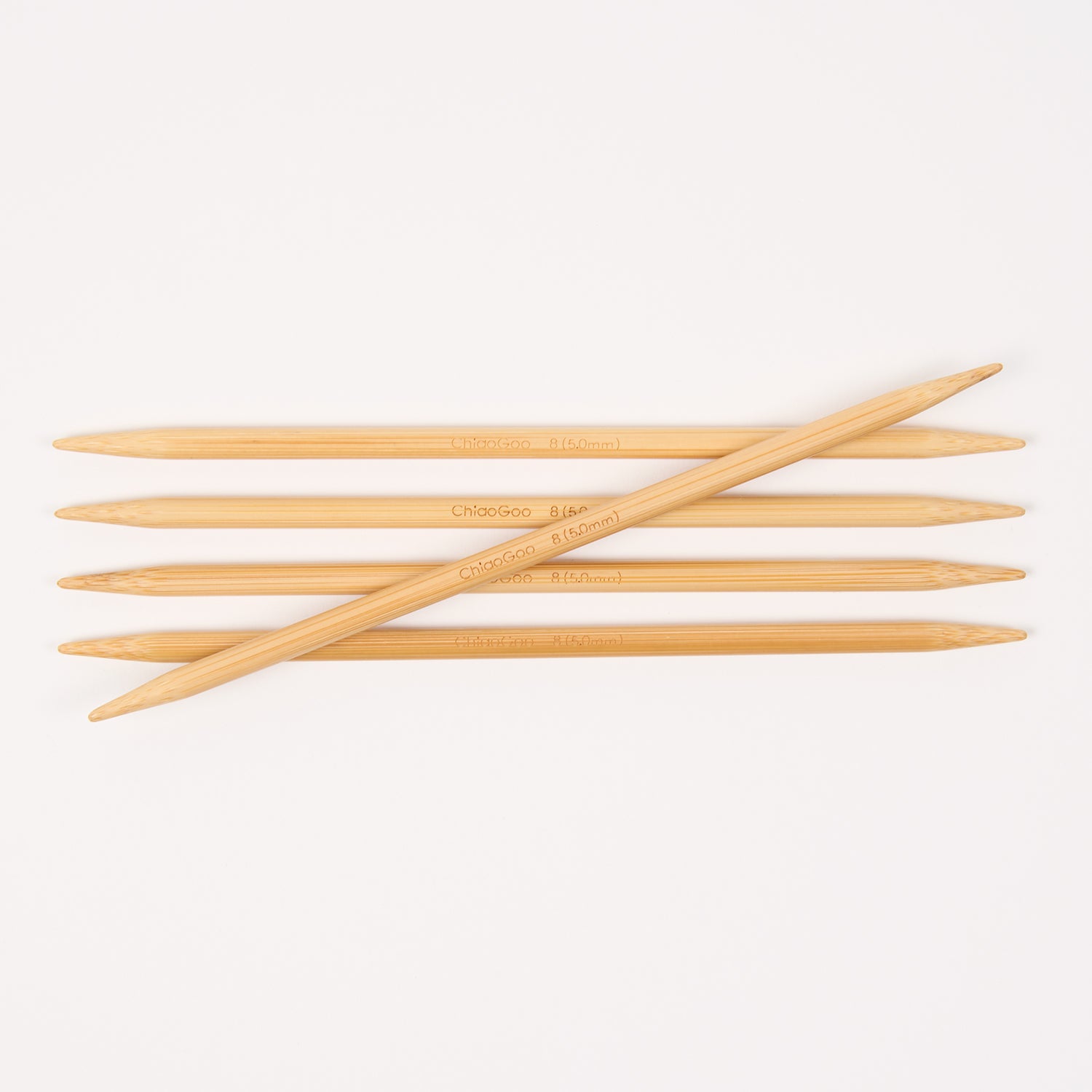 ChiaoGoo CHIAOGOO BAMBOO NATURAL DPNS Needles & Hooks