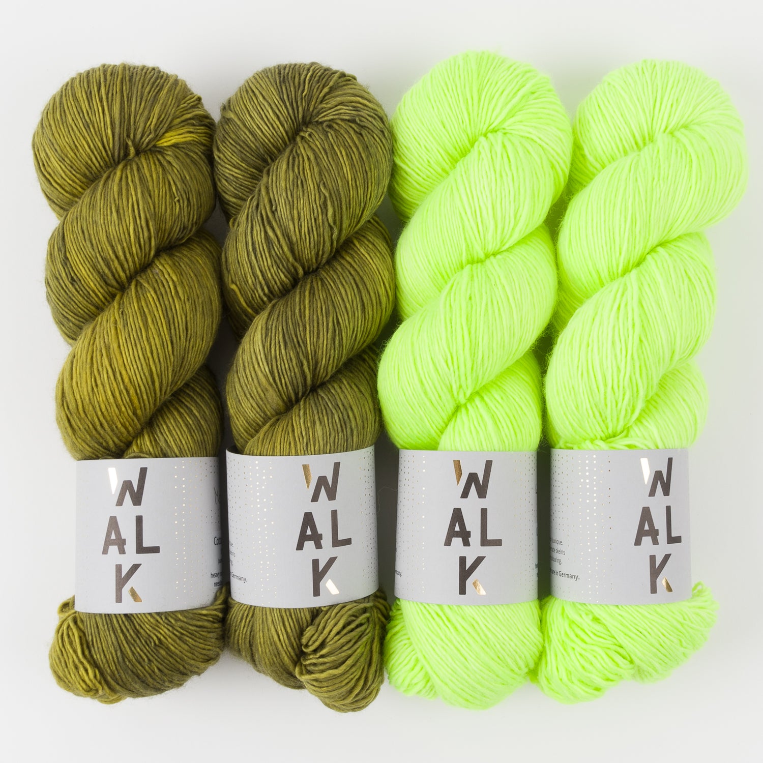 WALK Collection CITRUS POP Merino wool Fingering Quick Kits
