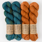 Life in The Long Grass CLAY HARBOUR Merino wool Fingering Quick Kits