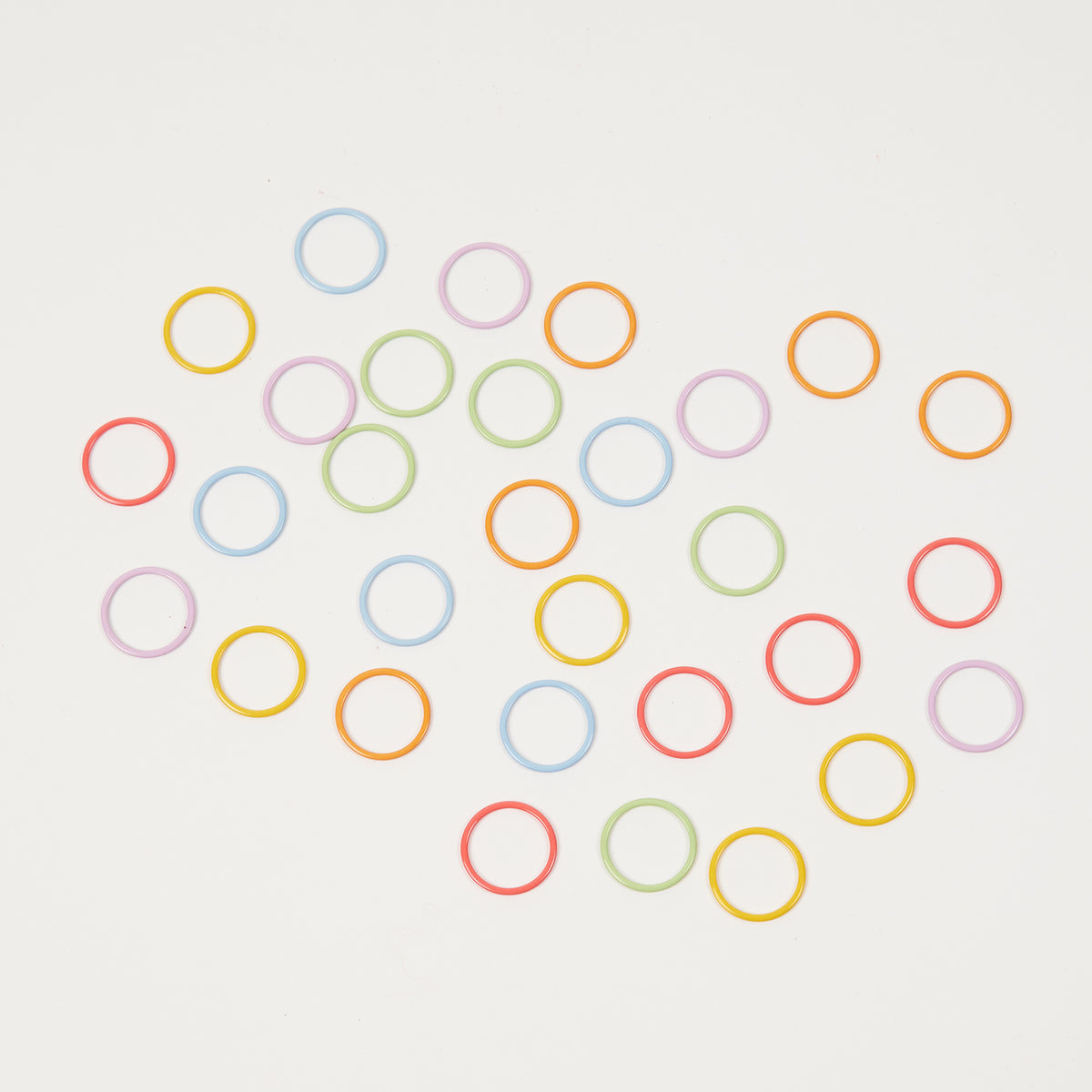 COCOKNITS - JUMBO COLORED RING STITCH MARKERS