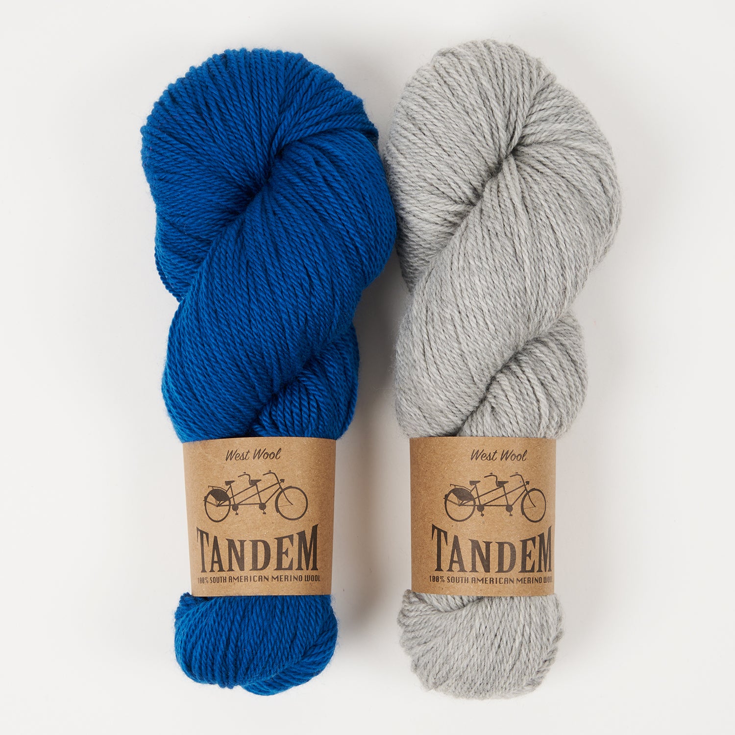 West Wool TANDEM 2 COLOUR KITS Quick Kits