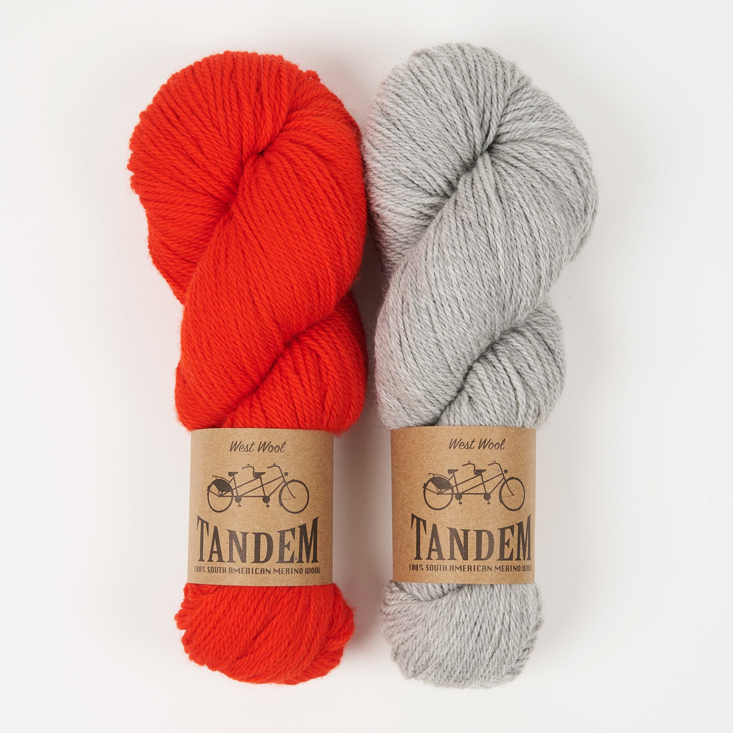 West Wool RED HOT PEBBLE Merino wool DK Quick Kits