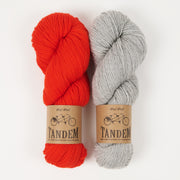 West Wool RED HOT PEBBLE Merino wool DK Quick Kits