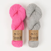 West Wool TAFFY PEBBLE Merino wool DK Quick Kits