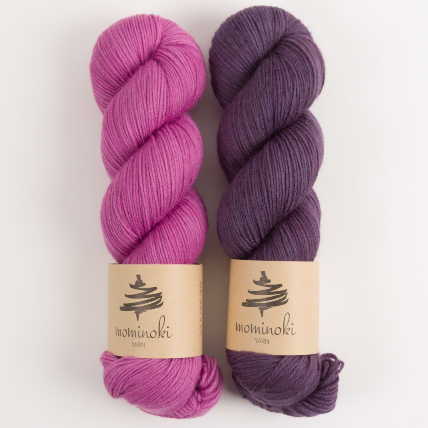 Mominoki Yarn FRAMBOISE BLAST Merino wool Polyamide Fingering Quick Kits