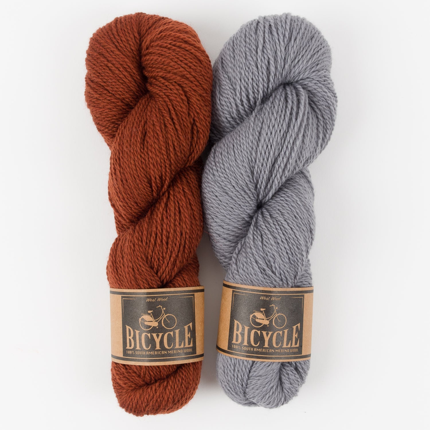 West Wool COOL CHESTNUT Merino wool Fingering Quick Kits