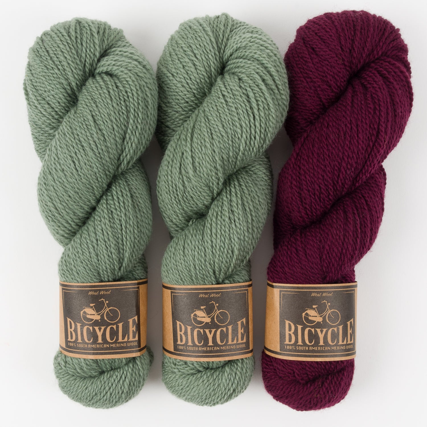West Wool CORDUROY LEAVES Merino wool Fingering Quick Kits