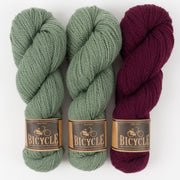 West Wool CORDUROY LEAVES Merino wool Fingering Quick Kits