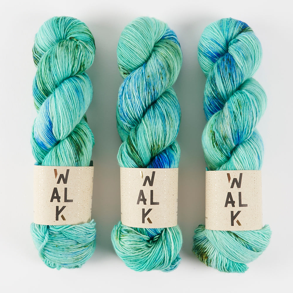WALK Collection COTTAGE MERINO - DRIFT Merino wool Fingering turquoise Yarn