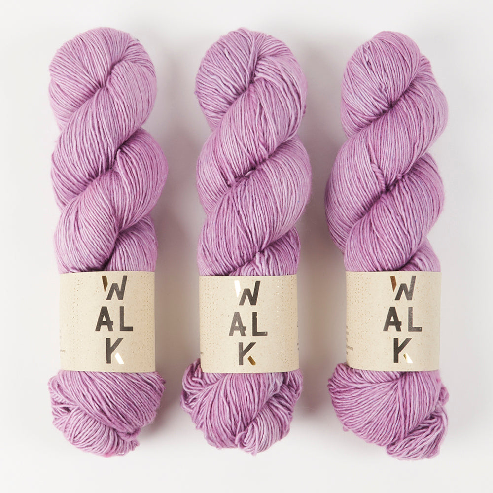 WALK Collection COTTAGE MERINO - FLIEDER Merino wool Fingering purple Yarn