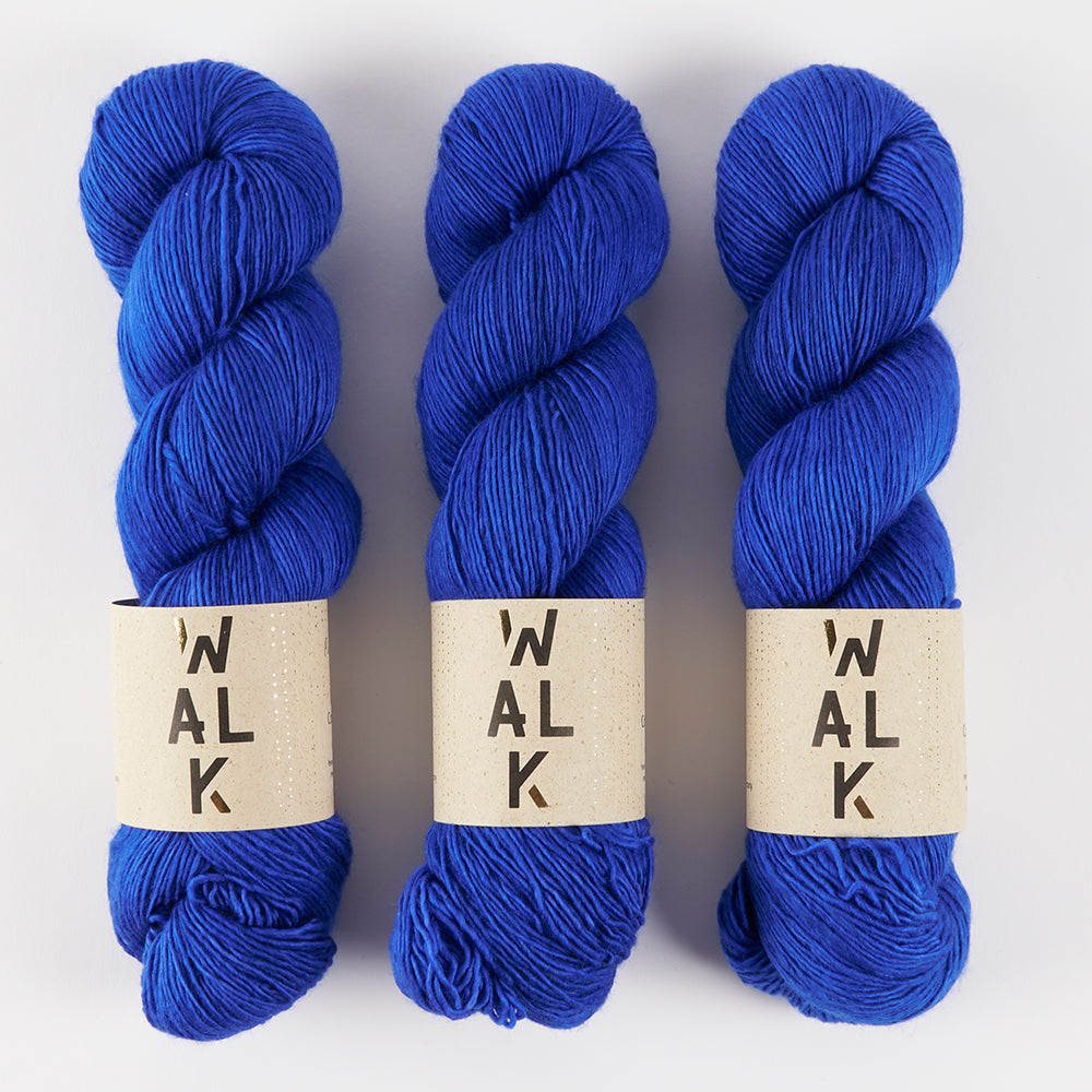 WALK Collection COTTAGE MERINO - PULSE Merino wool Fingering blue Yarn