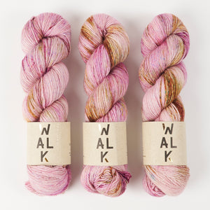 WALK Collection COTTAGE MERINO - WINDFLOWER Merino wool Fingering pink Yarn