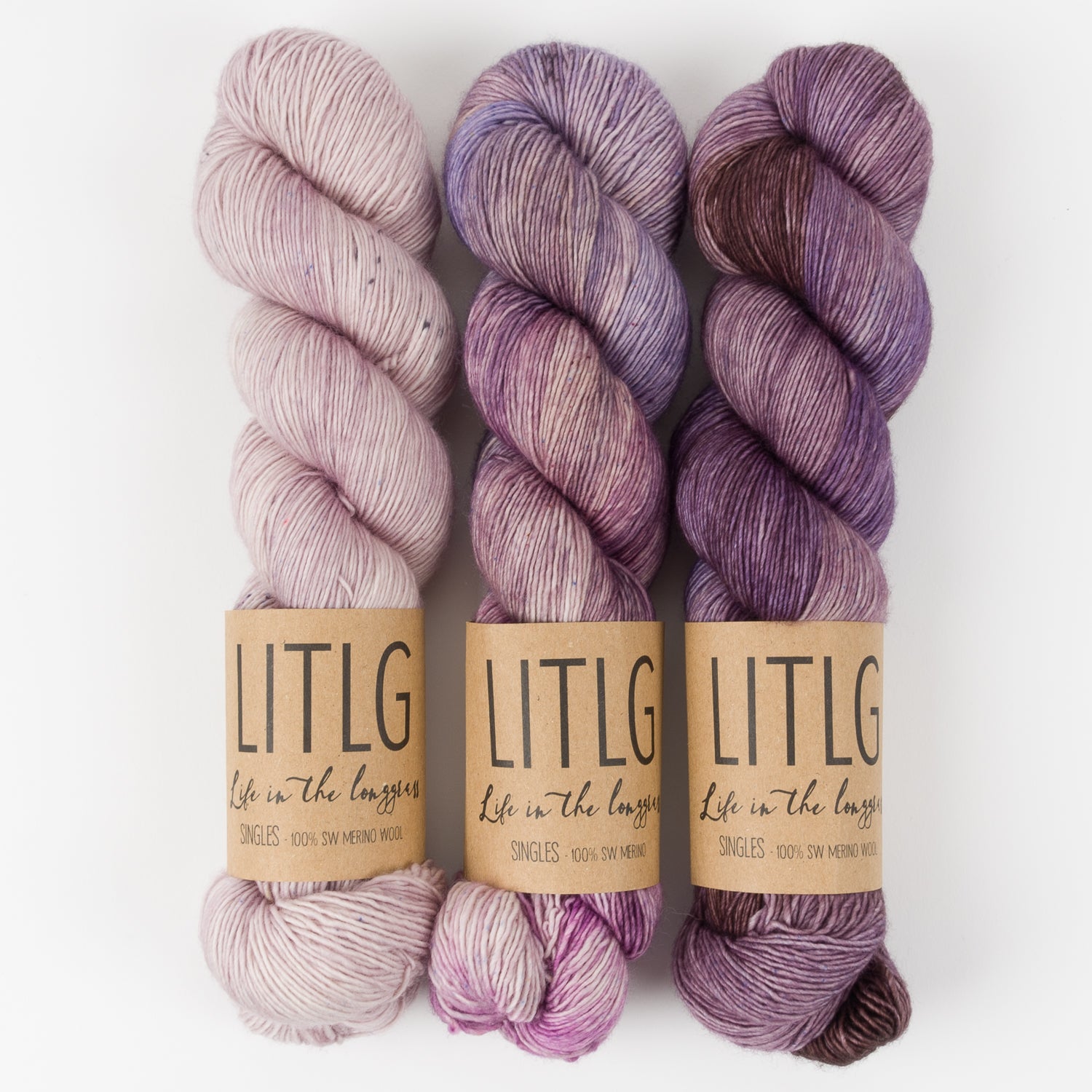 Life in The Long Grass CRUSHED SOULSKIN Merino wool Fingering Quick Kits
