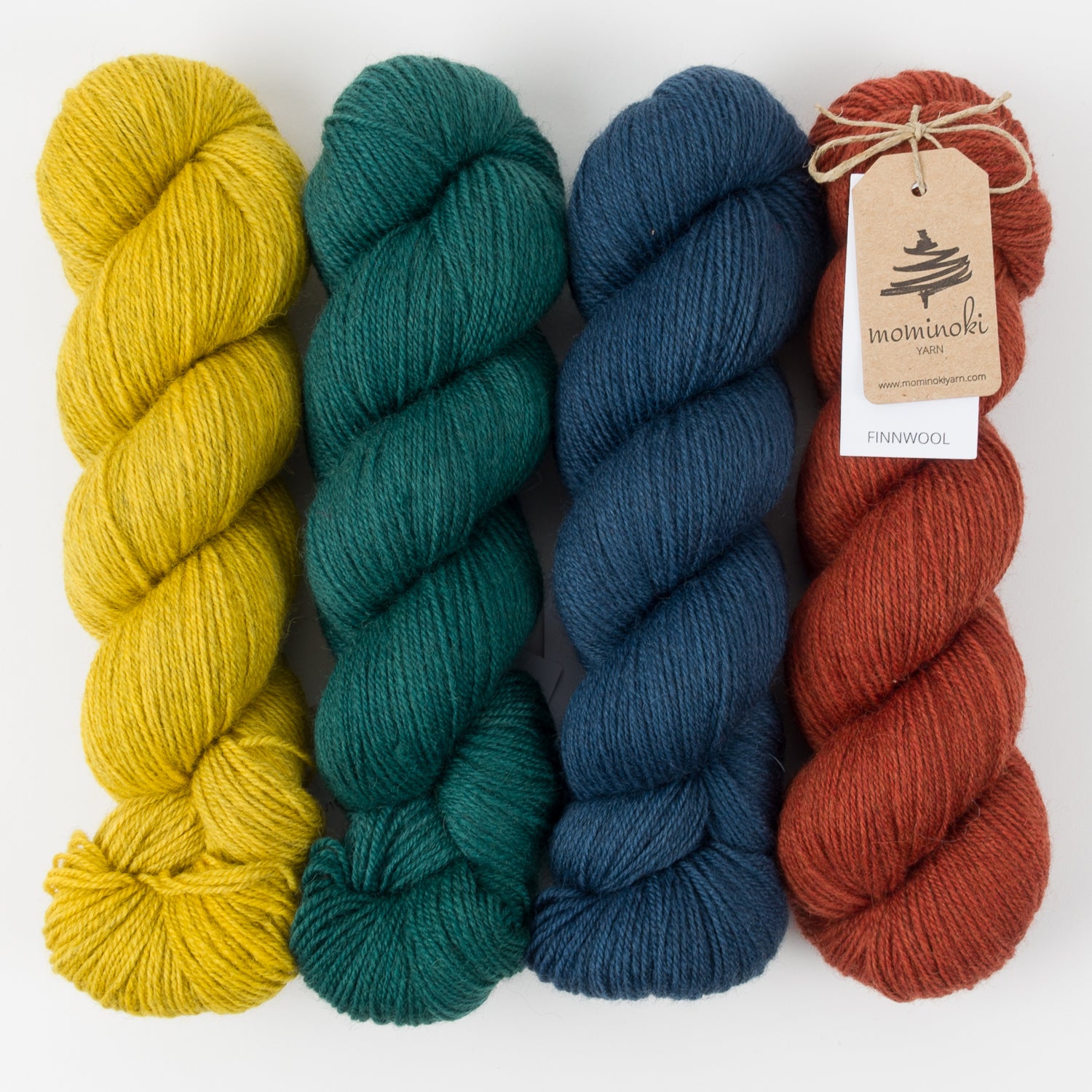Mominoki Yarn CLAY POT OF CURRY Wool Fingering Quick Kits
