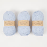 CaMaRose LØVFALD - BABY BLÅ Alpaca Merino wool Fingering blue Yarn