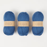 CaMaRose LØVFALD - BLÅ Alpaca Merino wool Fingering blue Yarn