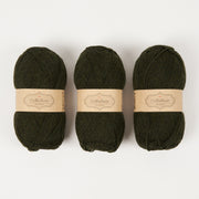 CaMaRose LØVFALD - JÆGERGRØN Alpaca Merino wool Fingering green Yarn