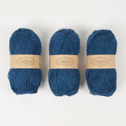 CaMaRose LØVFALD - JEANSBLÅ Alpaca Merino wool Fingering blue Yarn