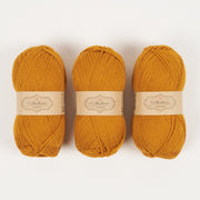 CaMaRose LØVFALD - KARRY Alpaca Merino wool Fingering yellow Yarn