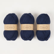 CaMaRose LØVFALD - MARINEBLÅ Alpaca Merino wool Fingering blue Yarn