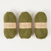 CaMaRose LØVFALD - MOSGRØN Alpaca Merino wool Fingering green Yarn